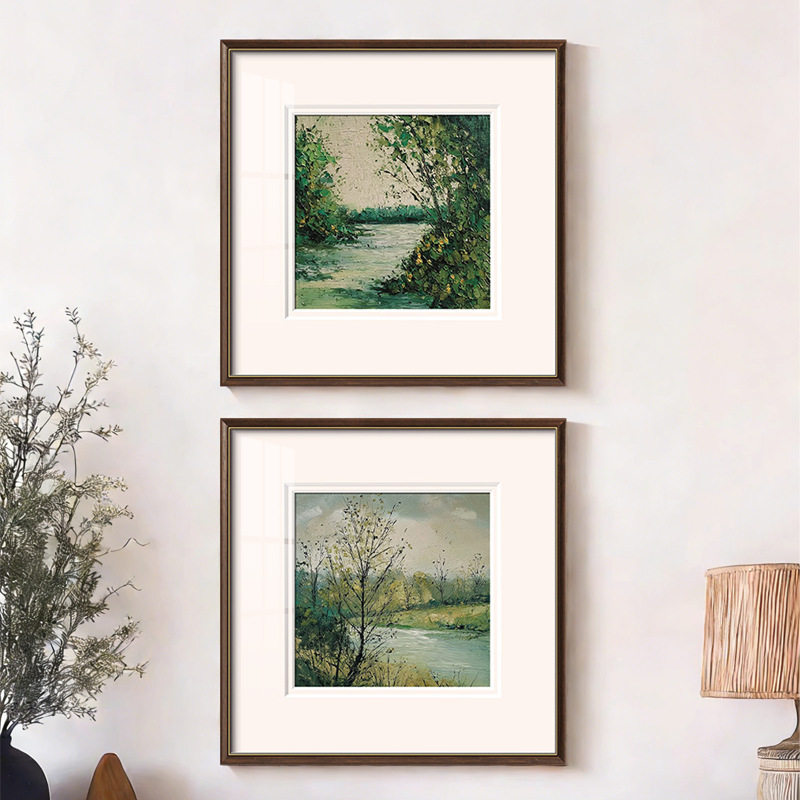 法式中古风客厅沙发背景墙卧室餐厅高级感艺术风景摆画装饰壁挂画,家居饰品,现代装饰画,淘宝优惠券,粉丝福利购,淘宝优惠卷