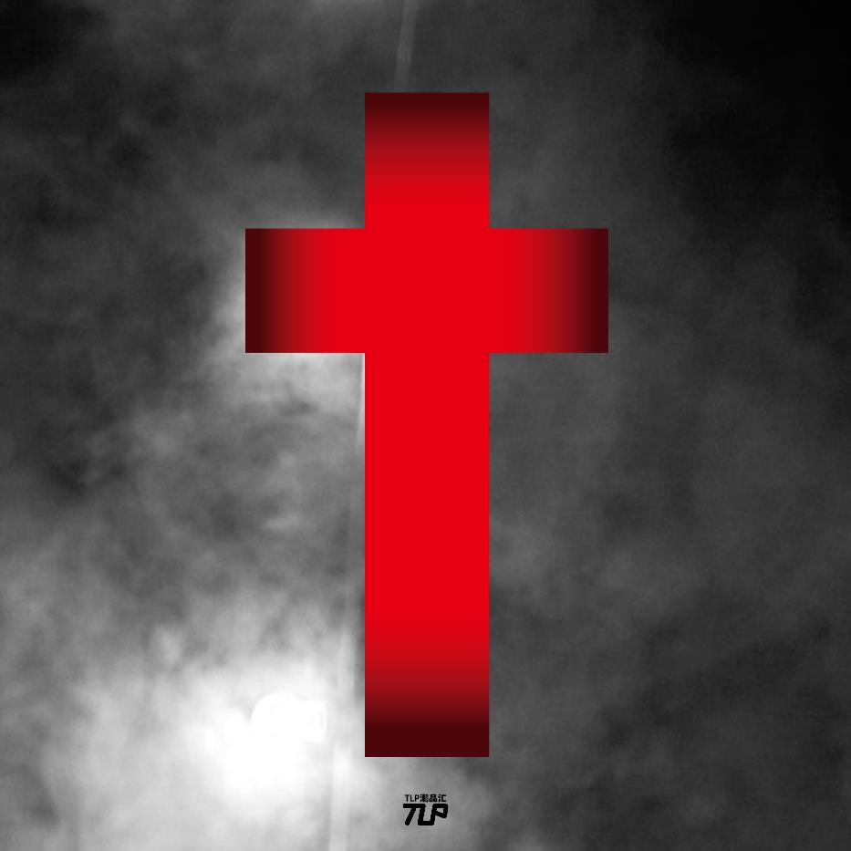 TLP反光车贴cross十字架