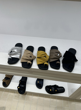 特价 Mysa 严选品质夏季新款女鞋舒适平底设计感凉拖