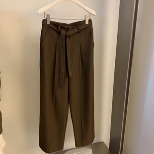 特价elephant 通勤 职场 OL风 工装裤 西装裤 有腰带 可穿到128斤