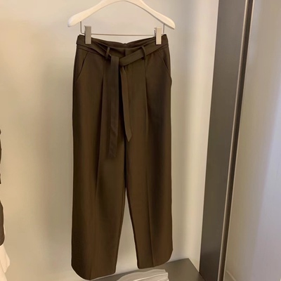 特价elephant 通勤 职场 OL风 工装裤 西装裤 有腰带 可穿到128斤