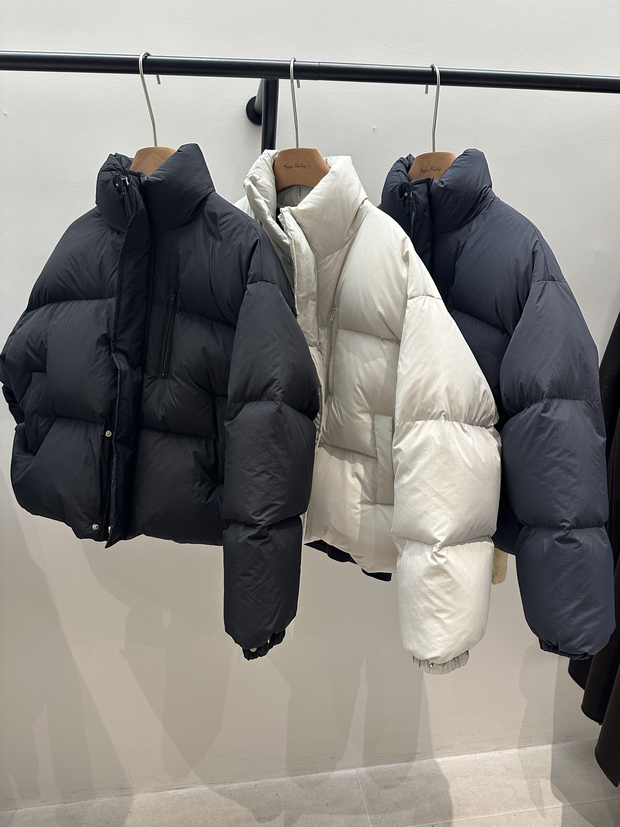 Hygge冬季新款小立领短款小个子友好韩版休闲极简面包羽绒服女