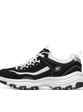 Skechers斯凯奇女鞋春秋经典款情侣老爹鞋休闲熊猫鞋