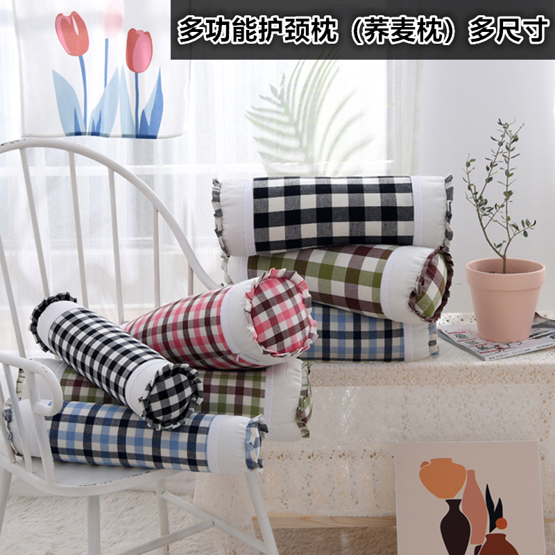 颈椎枕头荞麦小米壳圆