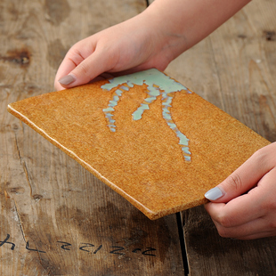 日式 寿司盘长方盘复古餐具陶瓷盘子西餐盘石纹盘平板盘子蛋糕盘
