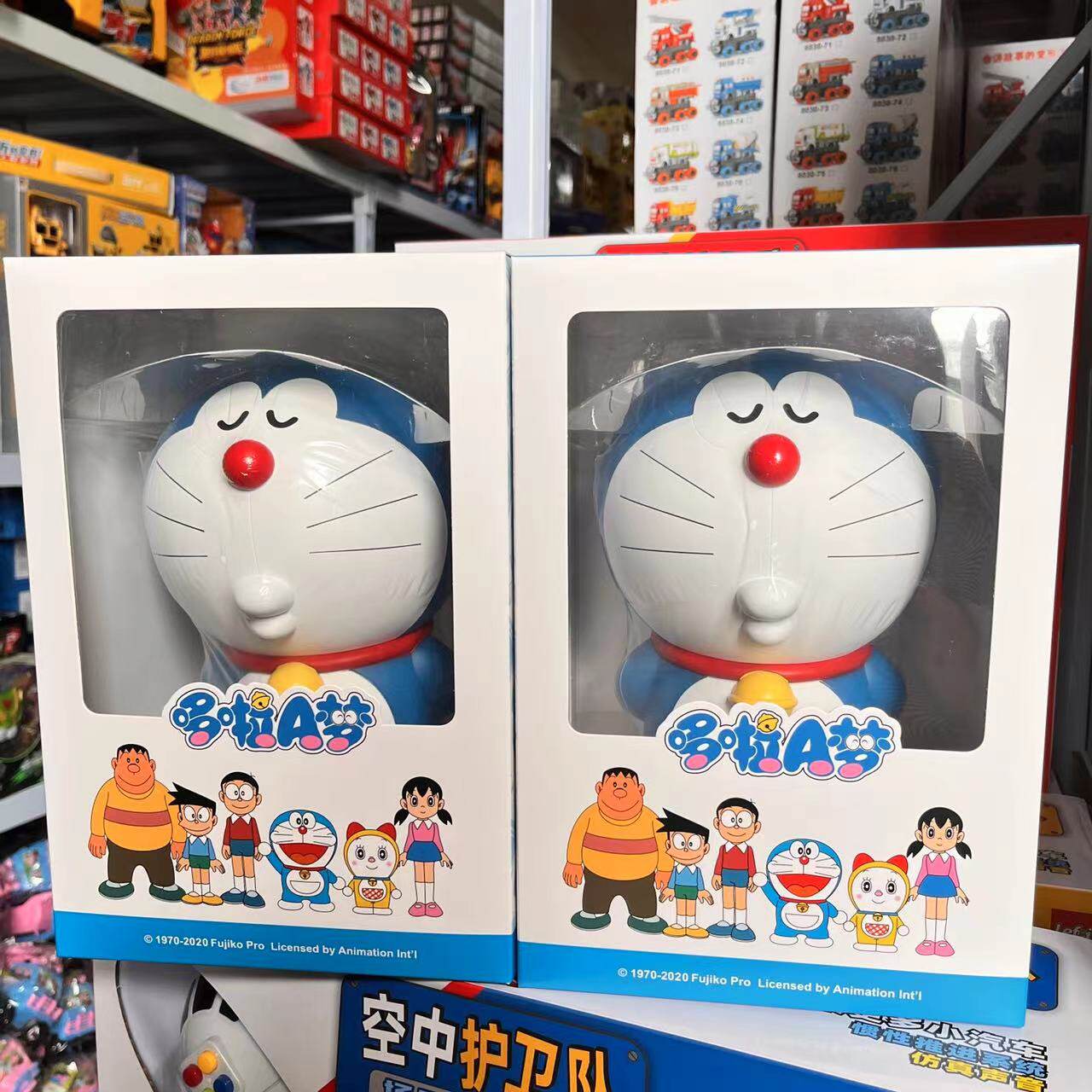 哆啦a梦储蓄罐机器猫防摔公仔
