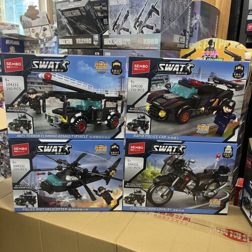 森宝积木SWAT特警队益智拼装
