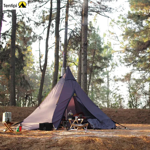 Tentipi Onyx cp/light户外露营TP营地北欧可生火尖顶金字塔帐篷