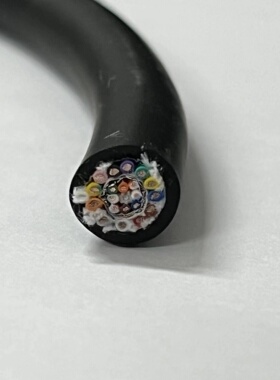 16芯 20芯组合线高柔PLC信号线带屏蔽网线移动触摸屏安装盒一体线