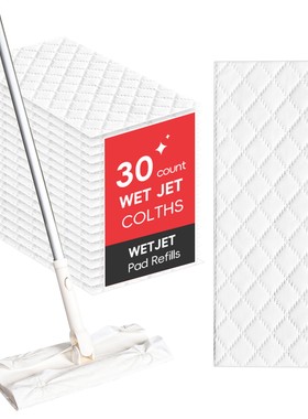 一次性拖布适配Swiffer拖把替换布垫 swiffer WetJet 拖把头配件