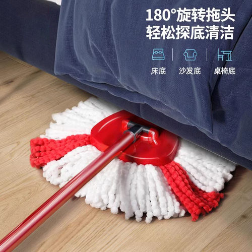 适配Vileda 微力达 O-CedarEasywring 旋转拖把头替换布加厚吸水