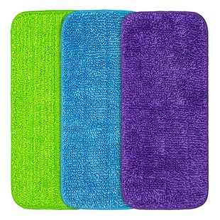 湿喷拖把替换垫粘贴式 Jet 超细纤维拖把布配件 Wet 适配Swiffer