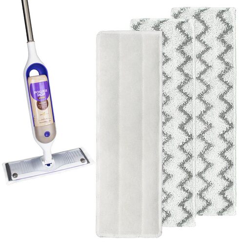 适配Swiffer PowerMop 家用平板拖把垫干湿两用粘贴式拖布更换垫