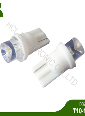 高品质凹头DC6.3V T10 W5W 194 168 501 LED仪表灯 指示灯 警示灯