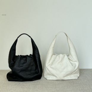 菱格抽绳单肩包 原厂牛皮26C嬉皮hobo腋下包 VEANGOW 越背越喜欢