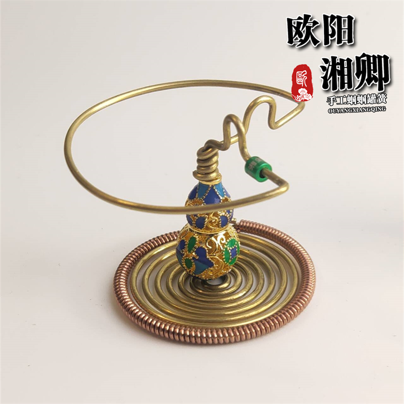 罐王•A99•葫音黄律•欧阳1.5粗黄铜宝葫芦蝈蝈罐专用响簧