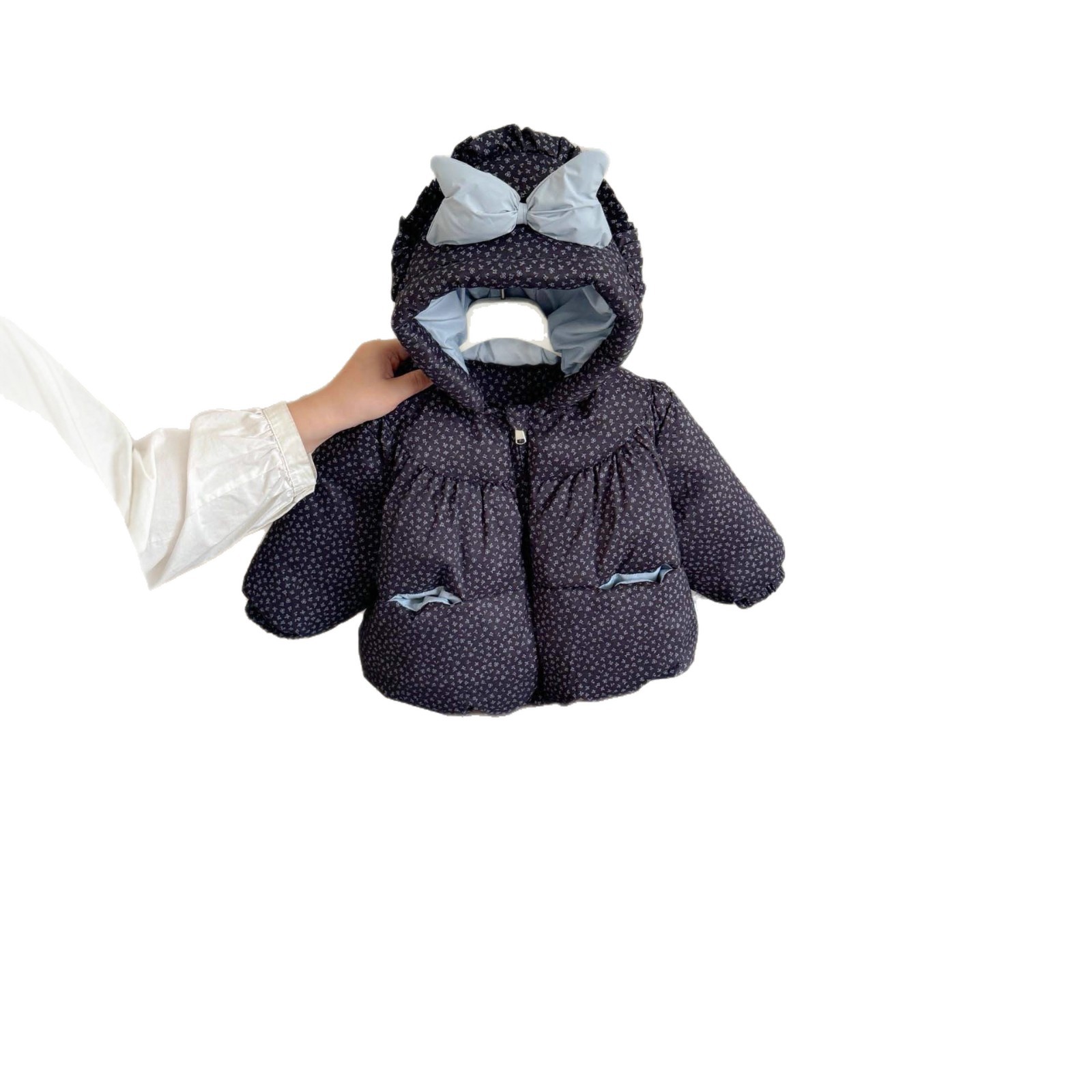 【现货】儿童羽绒服2025冬季女童婴幼儿女宝宝90白鸭绒羽绒服外套