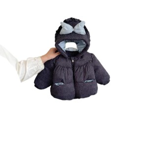 【现货】儿童羽绒服2025冬季女童婴幼儿女宝宝90白鸭绒羽绒服外套