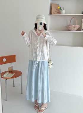 01758门襟波浪连帽绣布