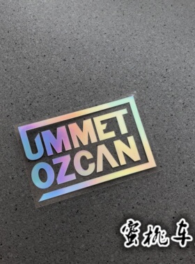 ummetozcnn百大DJ电音节贴纸 HOLOGRAM贴纸行李箱电脑电单车贴纸