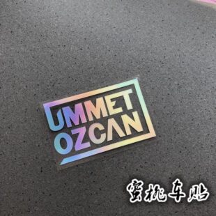 ummetozcnn百大DJ电音节贴纸 HOLOGRAM贴纸行李箱电脑电单车贴纸