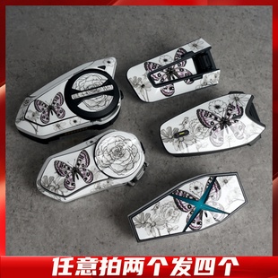 适用RESO CARDO EDGE PRO ASMAX F1PRO SENA50S 头盔蓝牙耳机贴纸