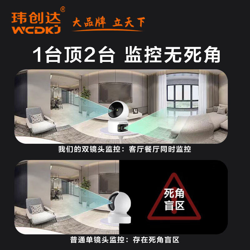 새로운 WEICHUANGDA WCDKJ 헤드 홈 대화형 실내 무선 WI-FI 홈 장치