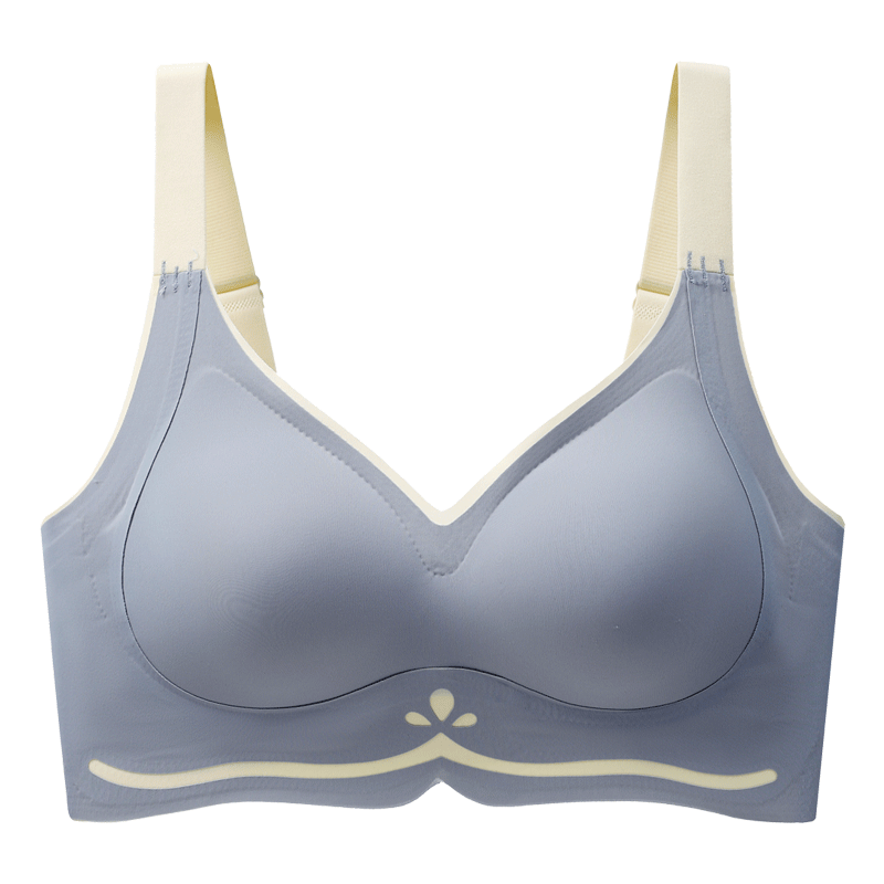 无痕薄款大码胖mm内衣女运动全罩杯收副乳聚拢防下垂大胸显小胸罩