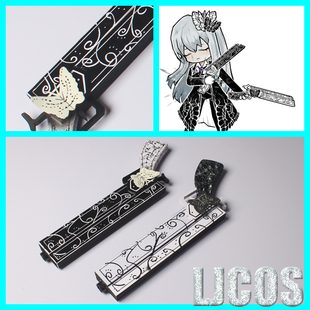 废墟图书馆 亡蝶葬仪安吉拉 双铳 枪武器cosplay道具