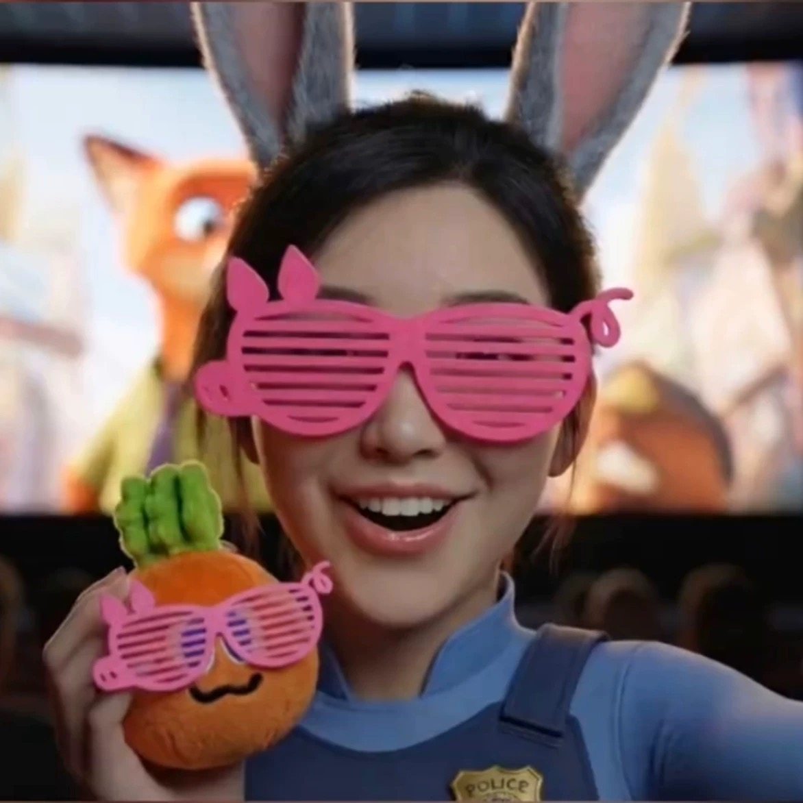 疯狂动物城2狐尼克小猪眼镜（陪伴小朋友观影）cos道具JX205