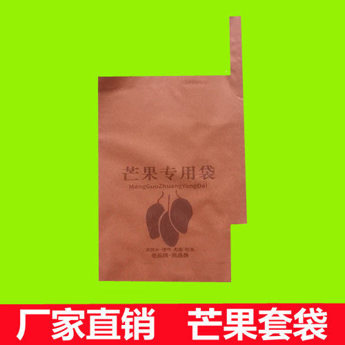 芒果套袋金煌芒纸袋苹果梨子袋子柑橘青柚白纸皮桃子防水防晒虫袋