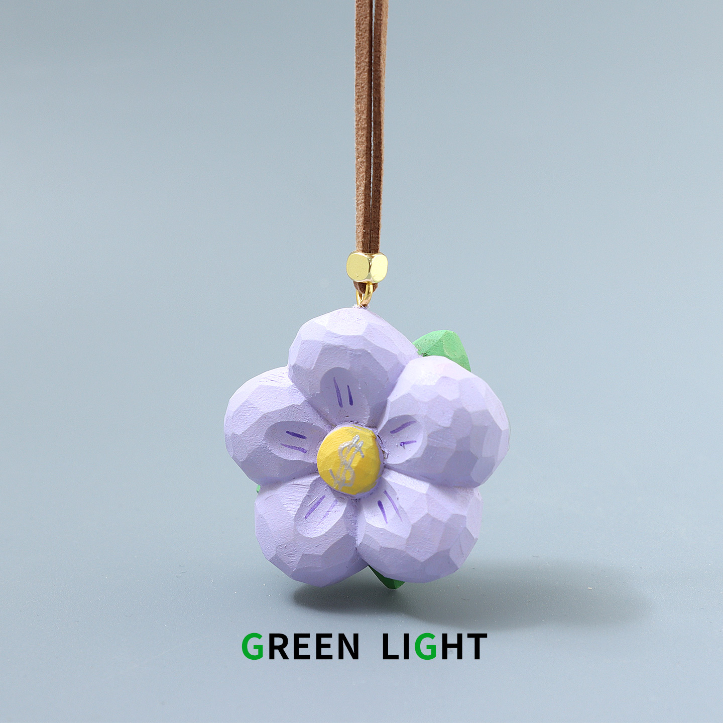 有钱花发财招财可爱木雕手工后视镜车载挂件送女生生日礼物闺蜜