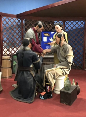 玻璃钢雕塑  泡沫雕塑  蜡像人物