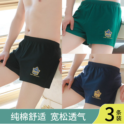 男士睡觉穿的大裤衩纯棉宽松内裤