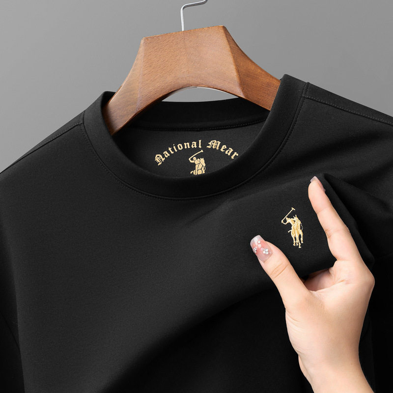 保罗正品卫衣男士空气尾春秋季新款圆领套头内搭休闲体恤衫秋衣男