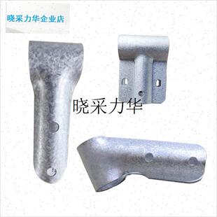 大棚配件骨架鸭嘴卡加厚T型卡支架三通丁字O卡钢管门包角斜鸭嘴l
