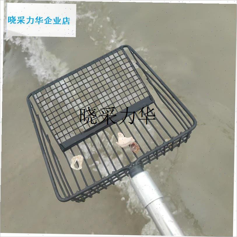 伸缩柄沙滩铲贝壳漏铲赶海玩沙玩具收纳沙滩玩Z具套装工具l