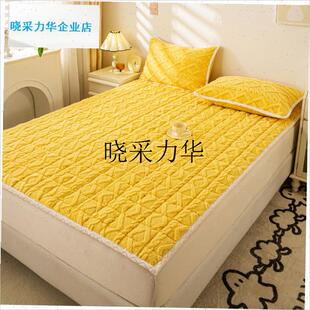 A类塔芙绒床垫家用卧q室软垫褥子学生宿舍单人加厚毛毯垫被褥加l
