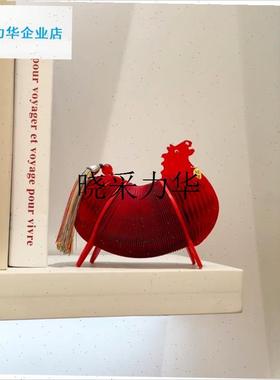 马年吉祥物摆件2026新年春节玄关桌面装饰品R喜庆氛围感场景布置l