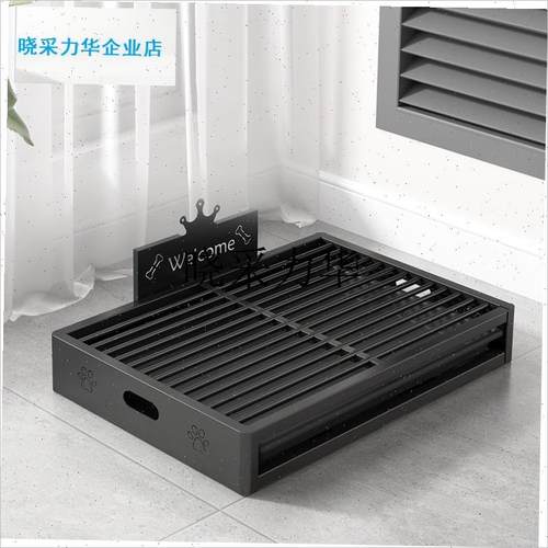 日本臻选宠物抽屉式便盆s狗狗专用厕所大号尿盆防踩屎狗砂盆中小l