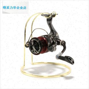 B哥 鱼轮展示架卷线器支架钓鱼渔轮架手煞M车轮鱼线轮摆放架展示l
