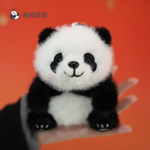 熊猫腮红萌兰挂件+熊猫滚滚