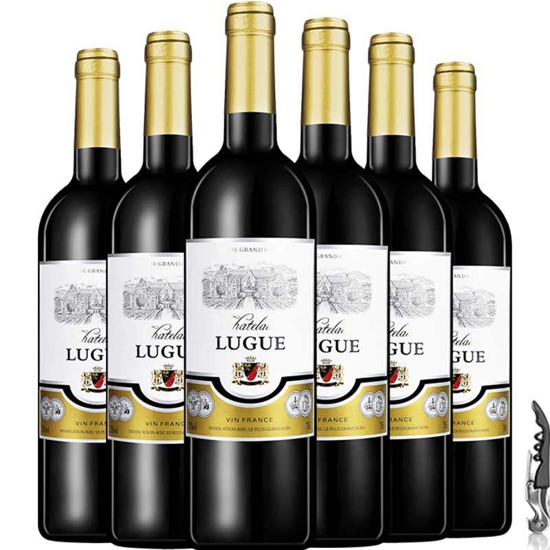 法国原酒进口干红葡萄酒750ml