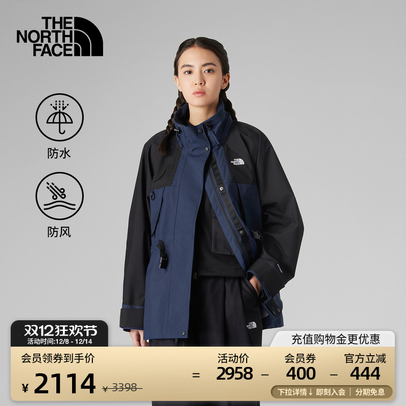 北面UE女防水冲锋衣外套