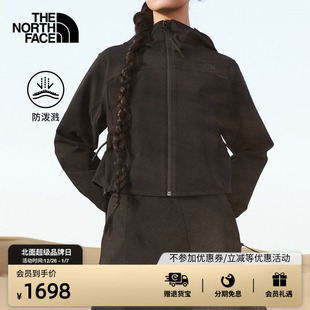 防泼水TheNorthFace 北面UE设计师款 上衣女短款 开衫 8E6B 马年新款