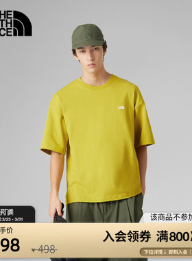 【李昀锐同款】北面UE男纯棉刺绣LOGO短袖T恤TheNorthFace|885R