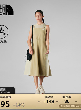 北面UE设计师款女连衣裙防泼水休闲户外夏款TheNorthFace|8GC9