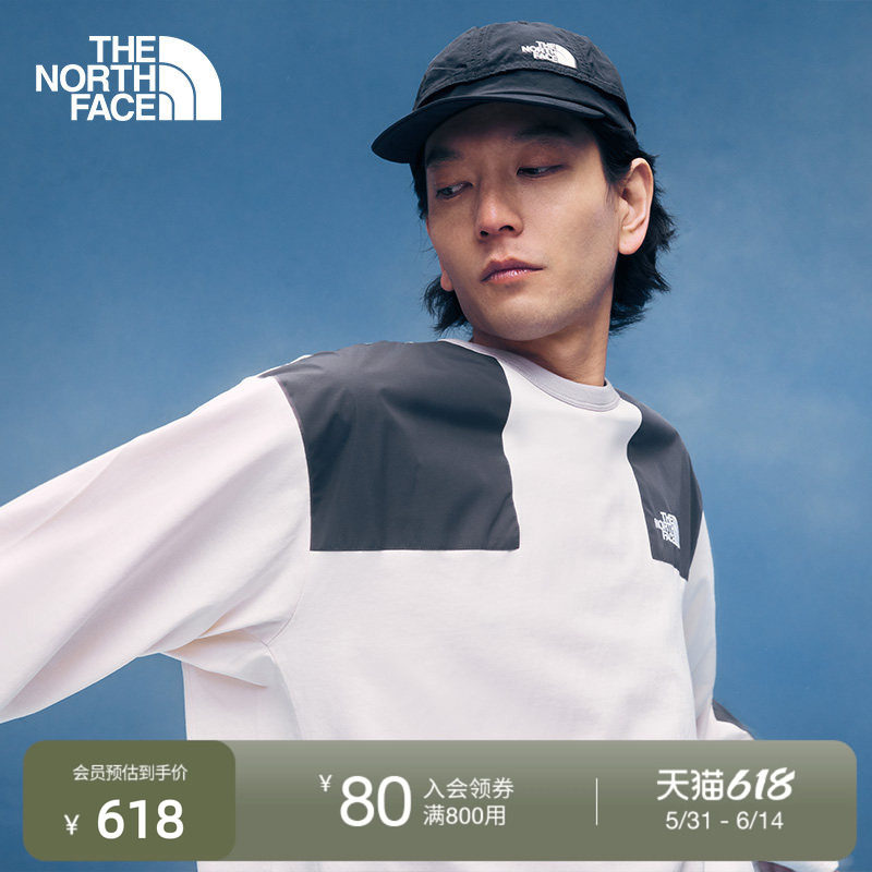 北面UE设计师款男长袖T恤宽松休闲户外春夏款TheNorthFace|8DHA