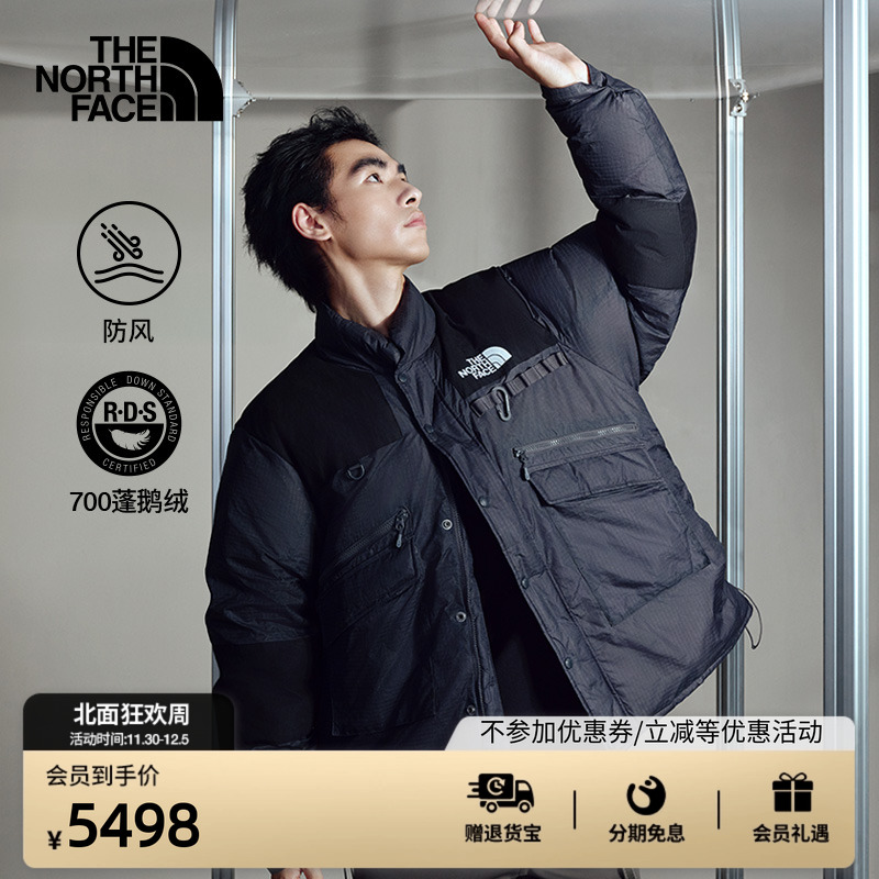 北面UE设计师款男防风鹅绒羽绒服