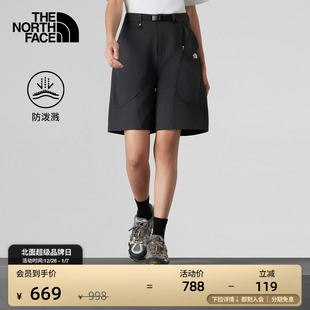 8G08 防泼水多口袋户外夏新TheNorthFace 北面UE设计师款 女短裤